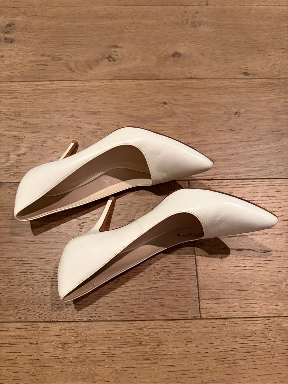 Cole Haan White Pointed-Toe Stiletto Pumps